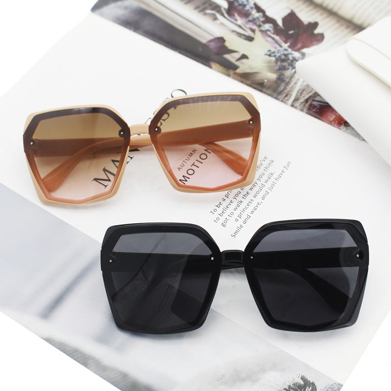 Damen Designer-Sonnenbrille im eleganten Hexagon-Design Brehn