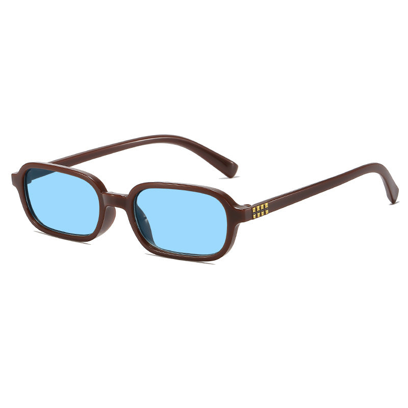 Retro-inspirierte Übergroße Rechteck-Sonnenbrille Brehn