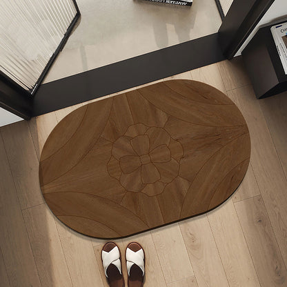 Stylische Holzd decorative Bereichsmatte