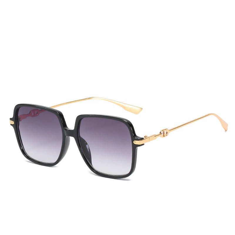 Oversized Chic Quadratrahmen Sonnenbrille Brehn