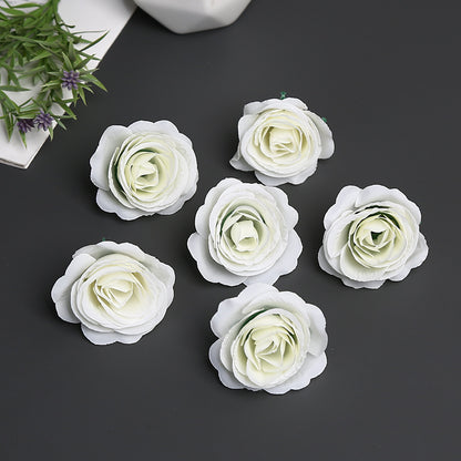 Realistische Künstliche Rosen Brosche