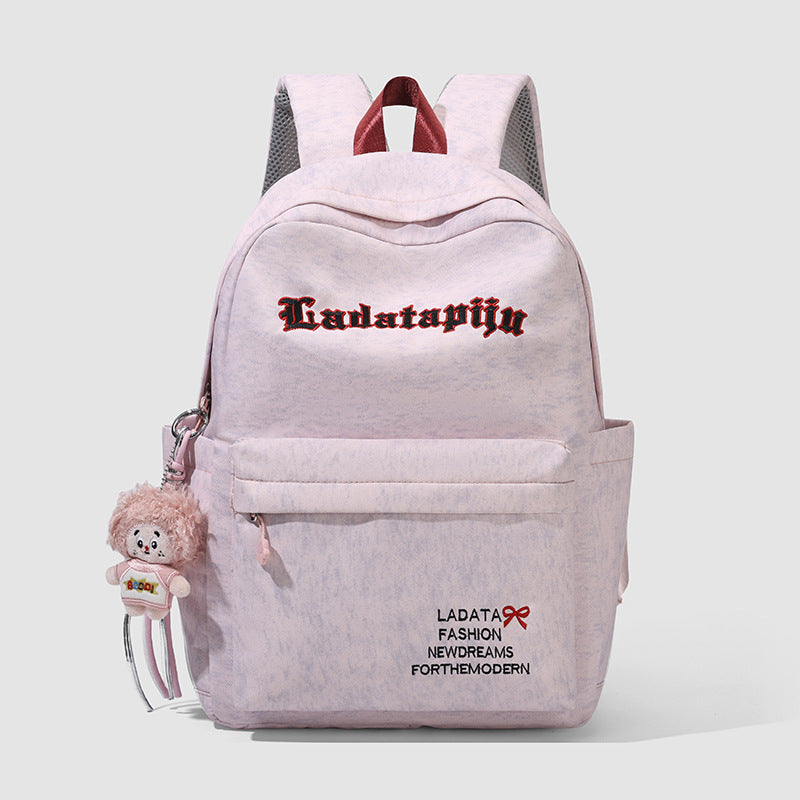 Lässiger bestickter Rucksack