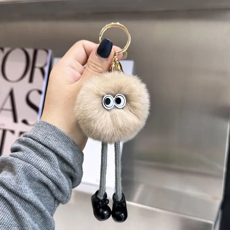 Spaß Fluffiger Charakter Schlüsselanhänger Brehn