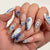 Blumendesign Acryl-Nagelverlängerungen Brehn
