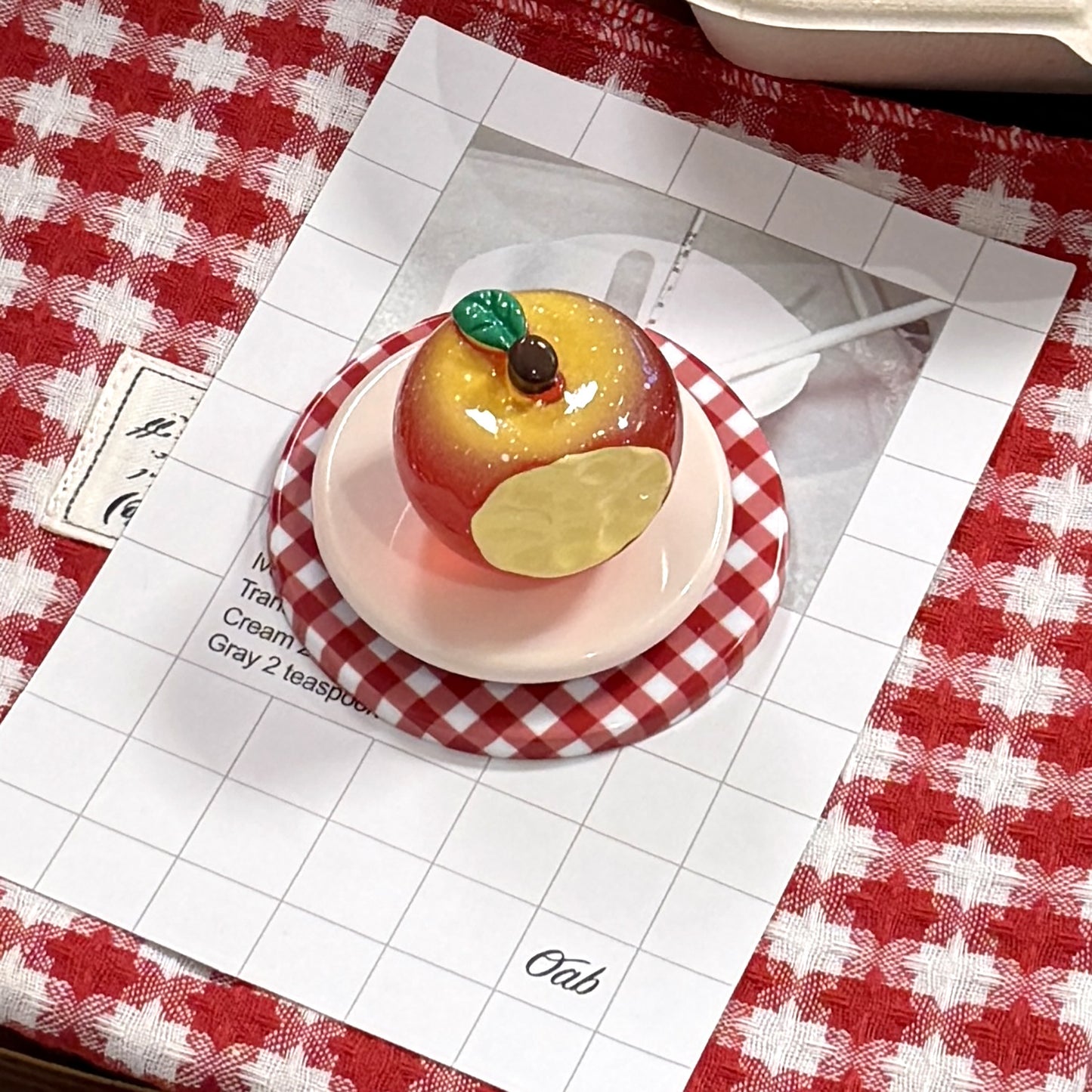 Ausgefallener Untersetzer im Apfel-Design Brehn