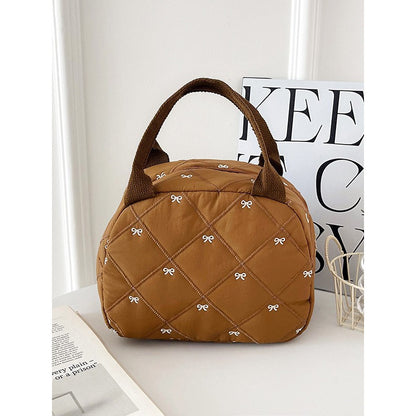 WoQuilted Bogen Detail Handtasche Brehn