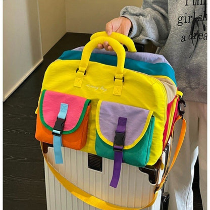 Multi-Taschen Farbiger Reise Duffle Bag Brehn