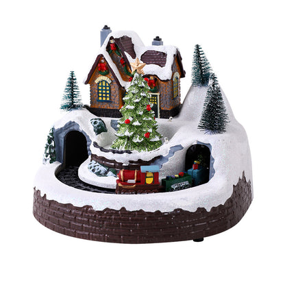 Beleuchtete Weihnachtsdorf Figur Brehn