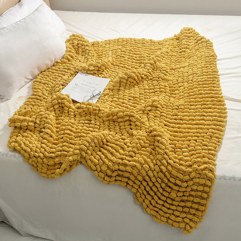 Gemütliche Chenille-Decke