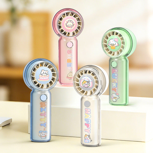 Damen tragbarer Mini-Ventilator mit fröhlichem Design Brehn