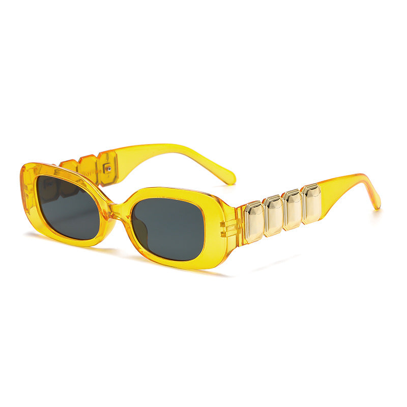 Damen modische Sonnenbrille mit glamourösem Rahmen Brehn