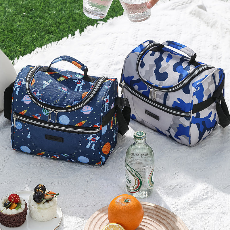 Damen Isolierte Picknicktasche mit mehreren Fächern und praktischem Tragesystem Brehn
