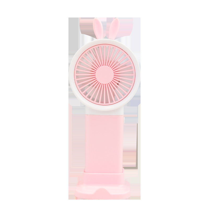 Unisex Niedliche Hasen-Themen Wiederaufladbarer Handventilator Brehn