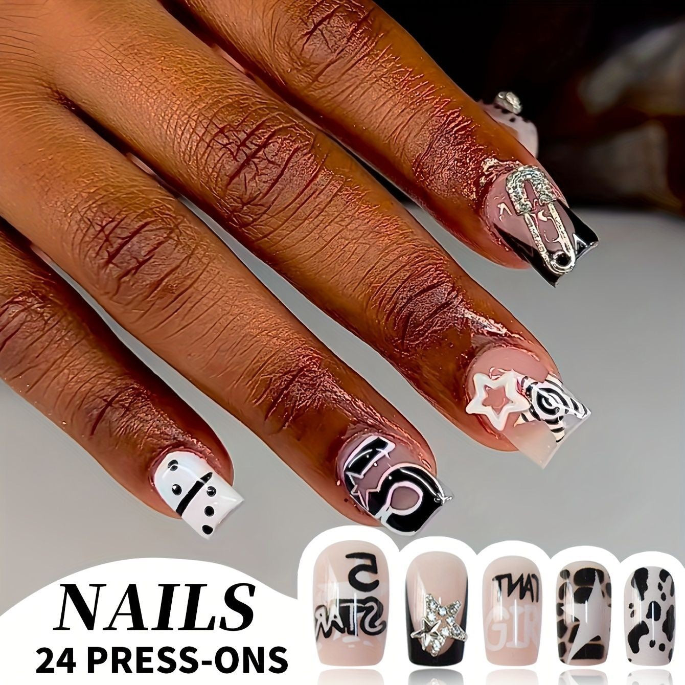 Chic Press-On Nagelset Brehn