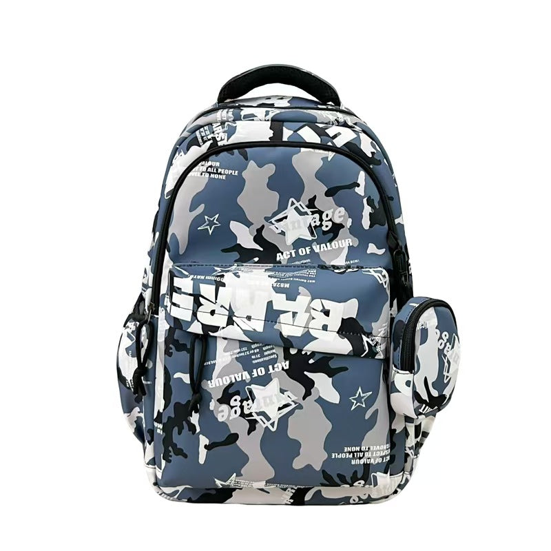 Stylischer Rucksack mit Modernem Schriftmuster Brehn