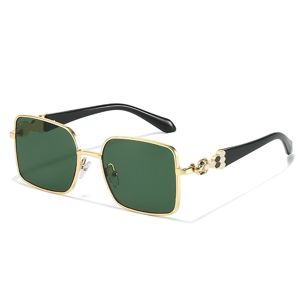 Chic Dekorative Quadratische Rahmen Sonnenbrille Brehn