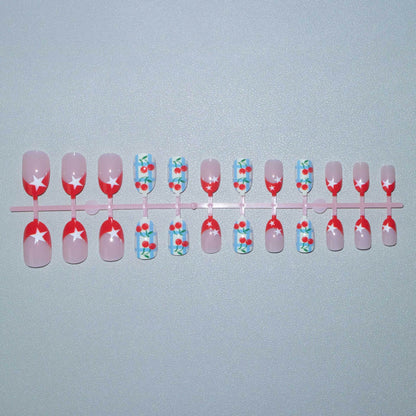 Kirschblüten-Themen-Nagelkunst-Set