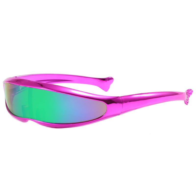 Damen Sportliche Schutz-Sonnenbrille mit aerodynamischem Design Brehn