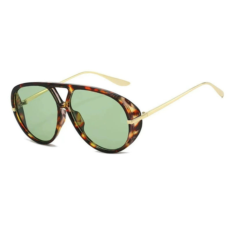 Damen Oversized Sonnenbrille mit elegantem Kunststoffrahmen und verspiegelten Gläsern Brehn
