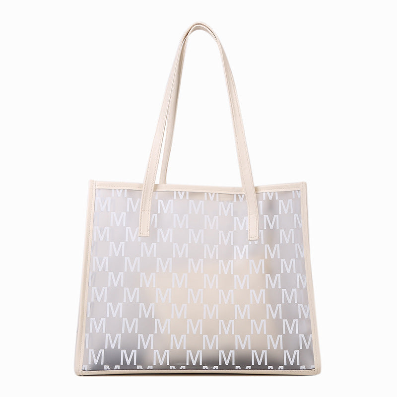Transparente Strukturierte Tote-Handtasche
