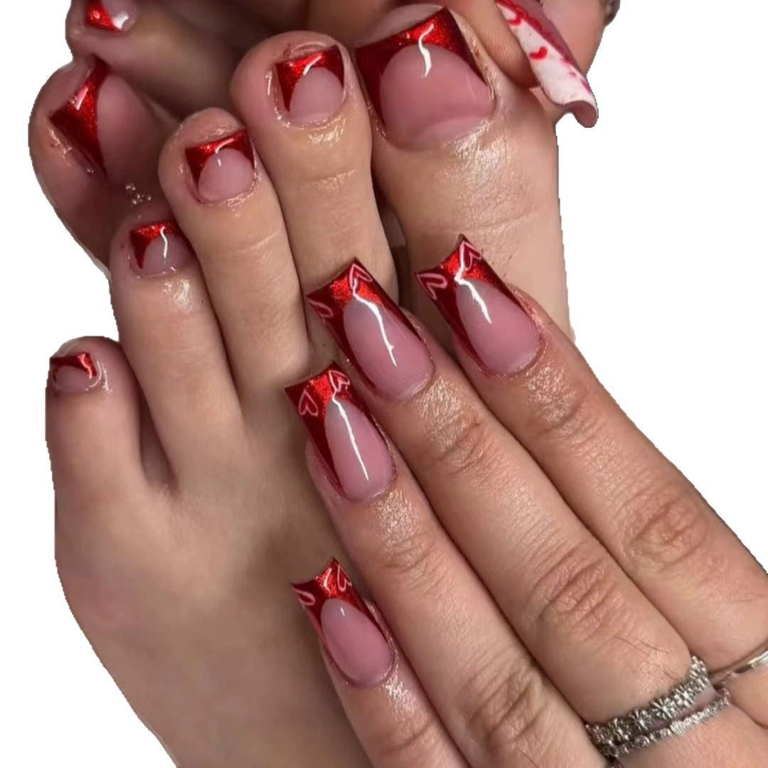 Elegante Double-Tip Press-On Nagelset Brehn
