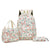 Rucksack-Set mit Einzigartigem Floralen Design und Praktischen Fächern Brehn