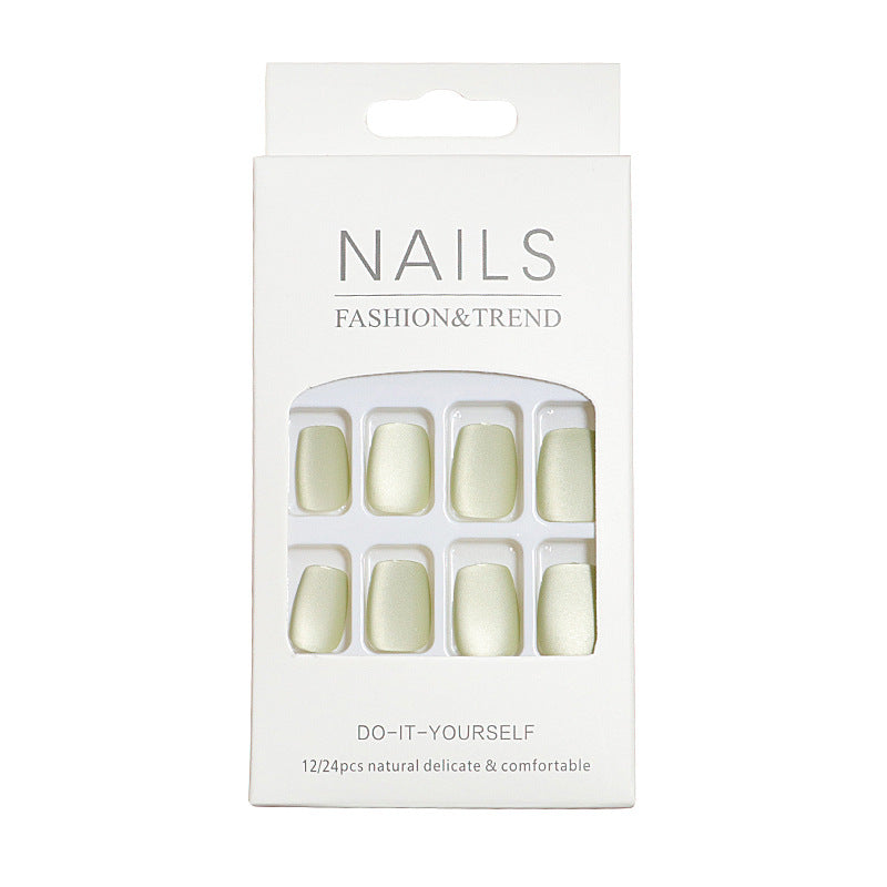 DIY natürliche Finish Press-On Nagelspitzen Brehn
