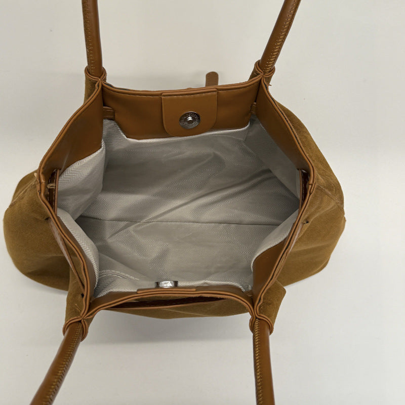 Weiche Wildleder-Tote Tasche