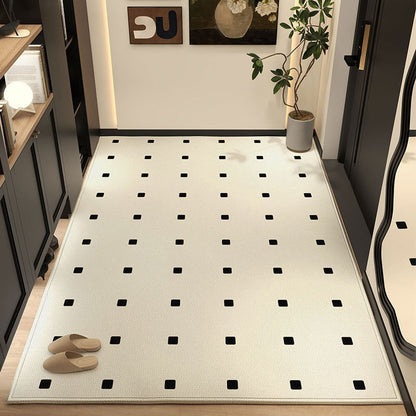 Moderner geometrischer Muster-Bereichsteppich