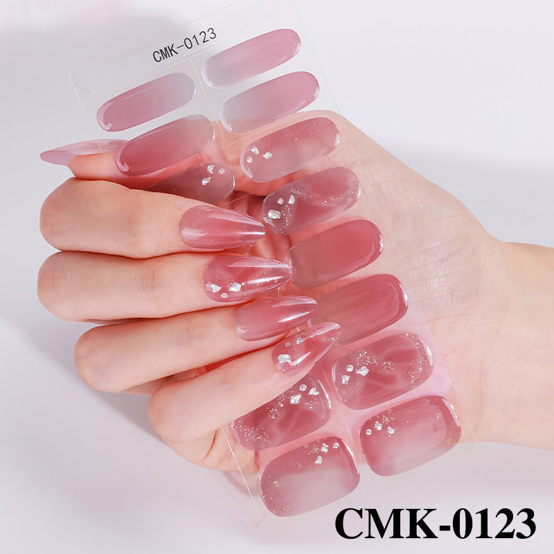 Elegante Ombre-Nagelsticker
