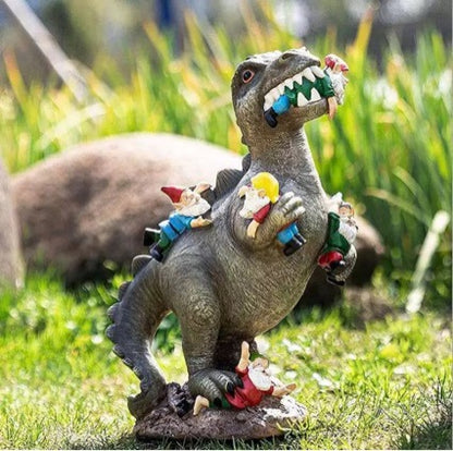Vergnügliche Dinosaurier Gartenfigur Brehn