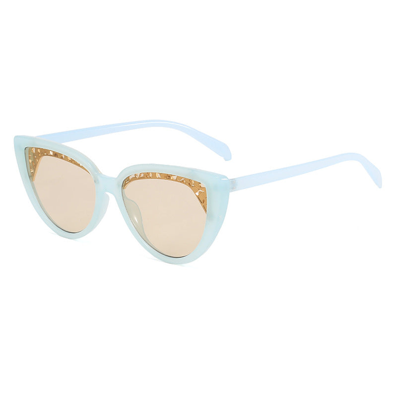 Damen glamouröse Katzenaugen Sonnenbrille Brehn