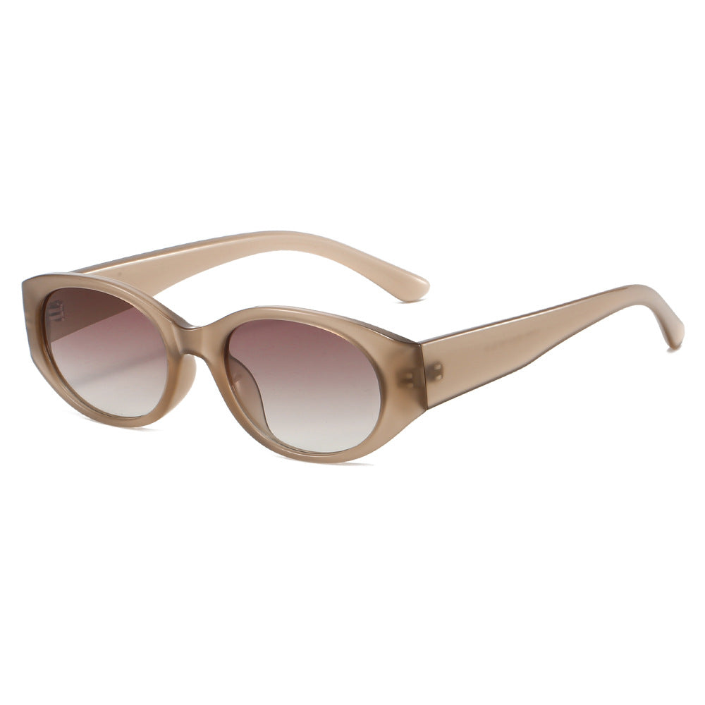 Damen modische Sonnenbrille mit geschwungenem Design und eleganter Form Brehn