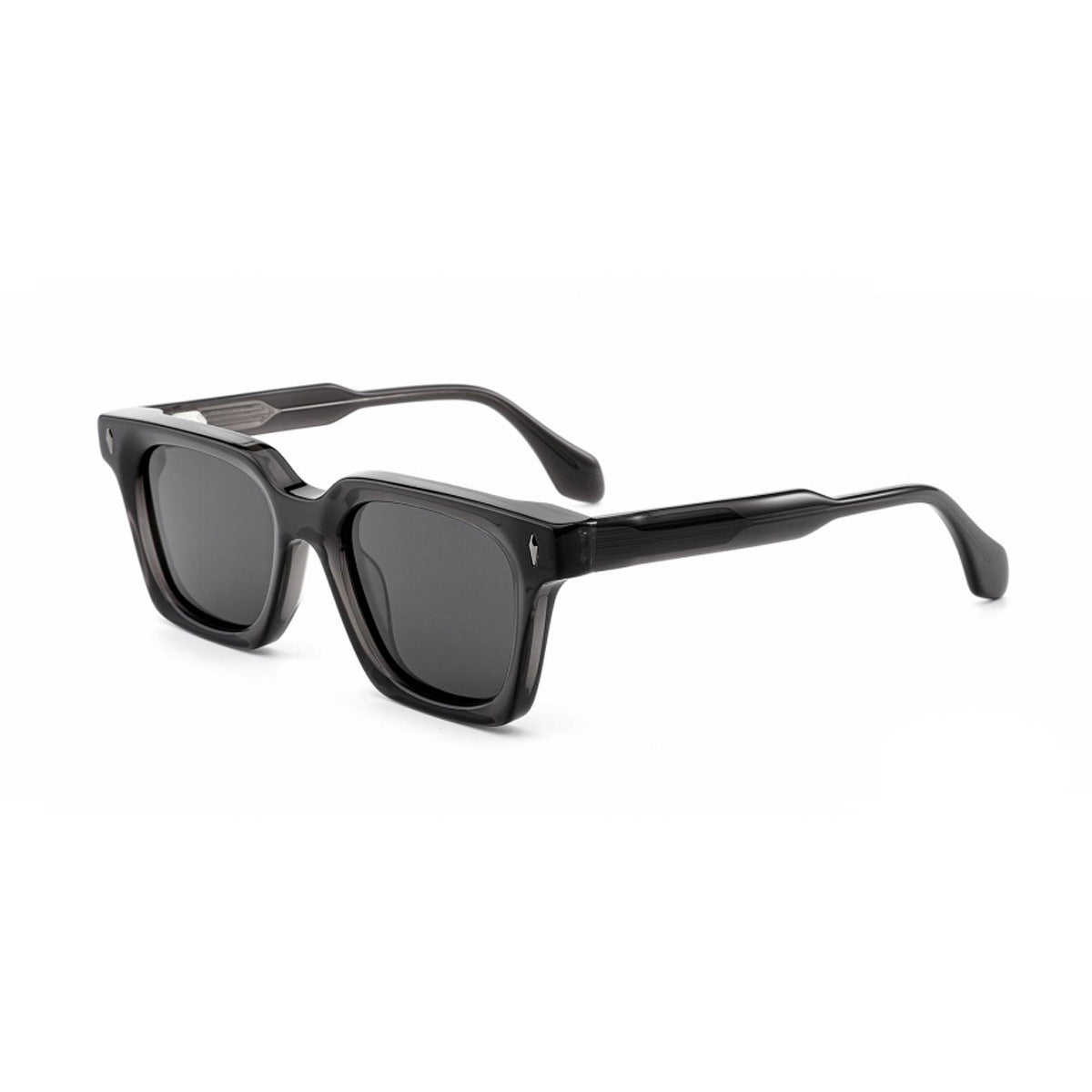 Damen klassische quadratische Sonnenbrille mit robustem Rahmen und UV-Schutz Brehn