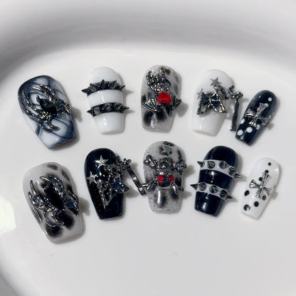 Gothic Nageldekorationsset