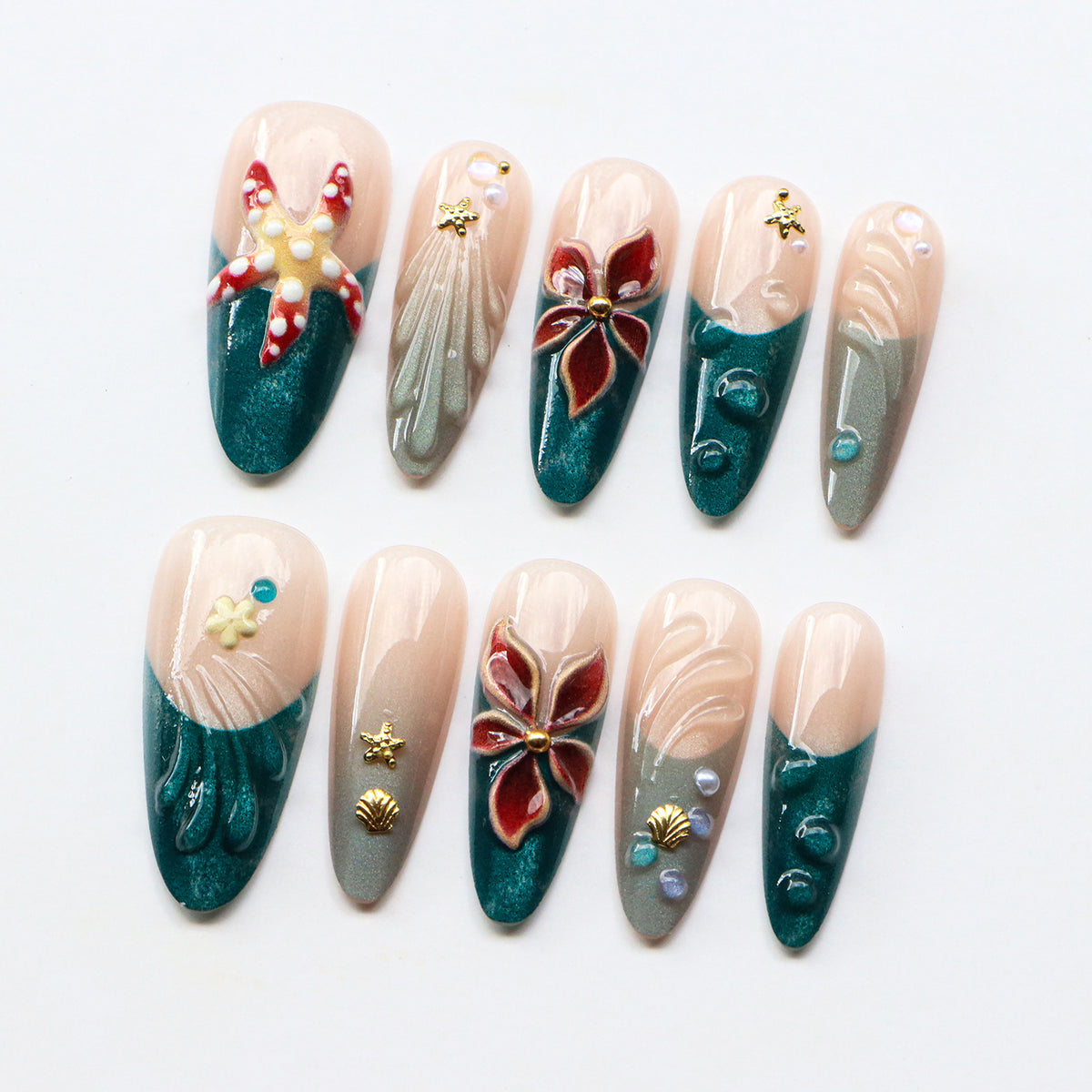 Dekorative Nagelkunst