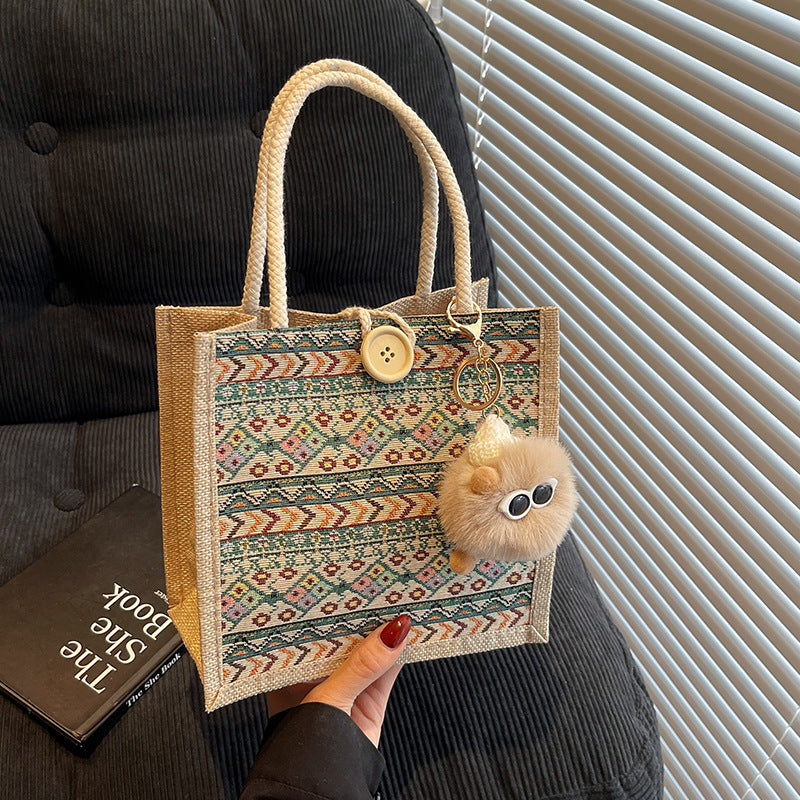 Bohemian-inspirierte Textur Tote Tasche
