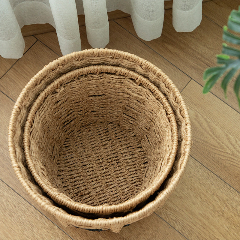Moderner Aufbewahrungskorb mit geometrischem Design