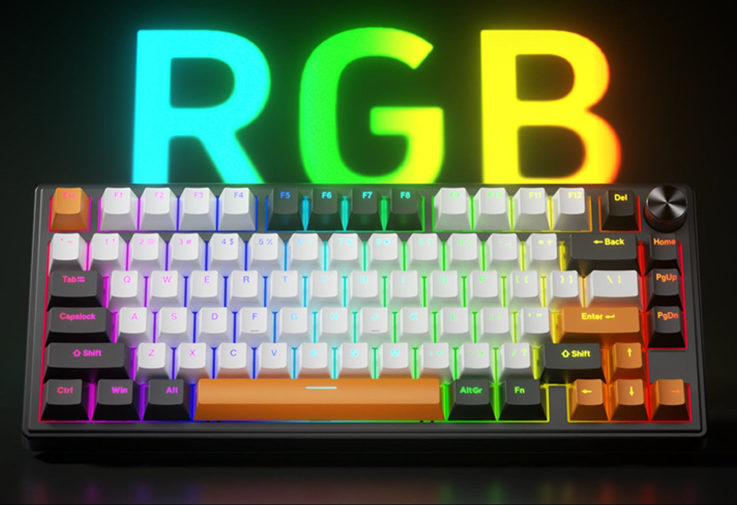 Dichtungs-montierte mechanische Gaming-Tastatur mit RGB-Beleuchtung Eigenschaften Brehn