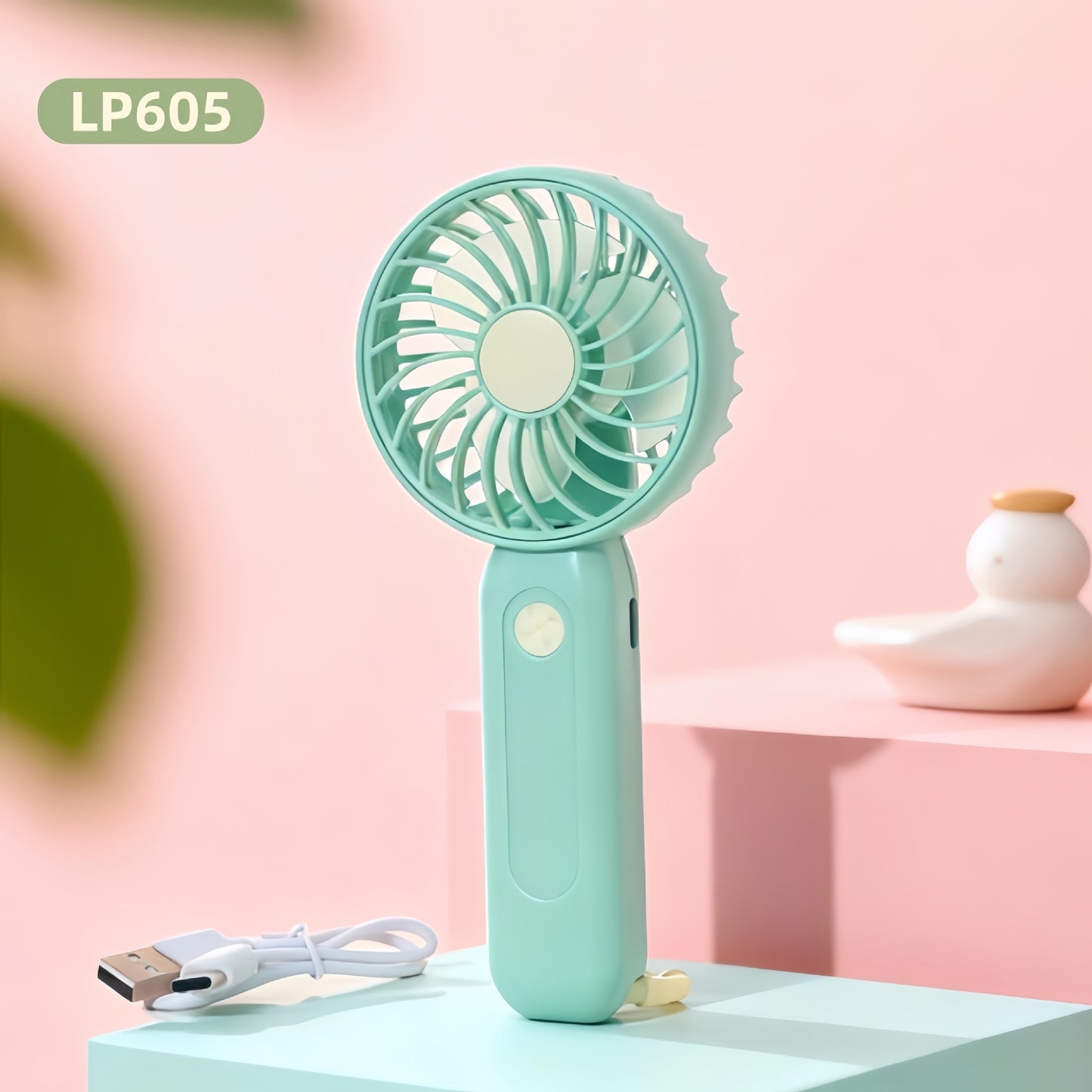 Damen tragbarer USB Mini-Ventilator mit einstellbarer Geschwindigkeitskontrolle Brehn
