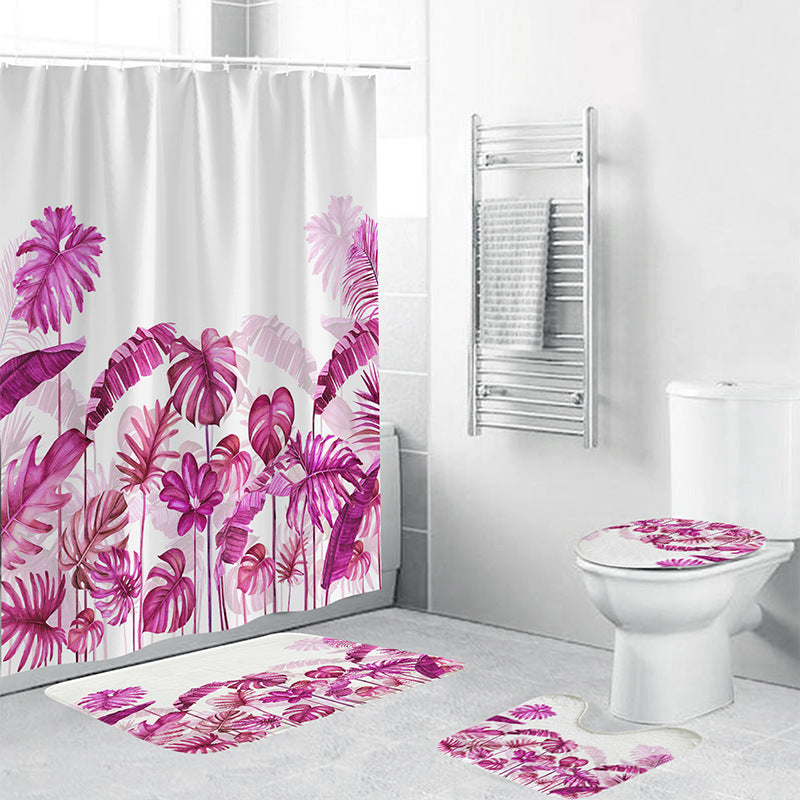 Tropische Pflanzen Badezimmer Set Brehn