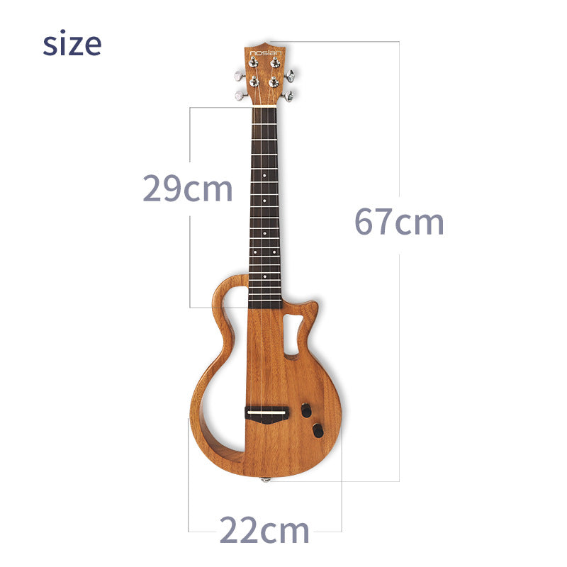 Akustische elektrische Ukulele mit eingebautem Pickup Brehn