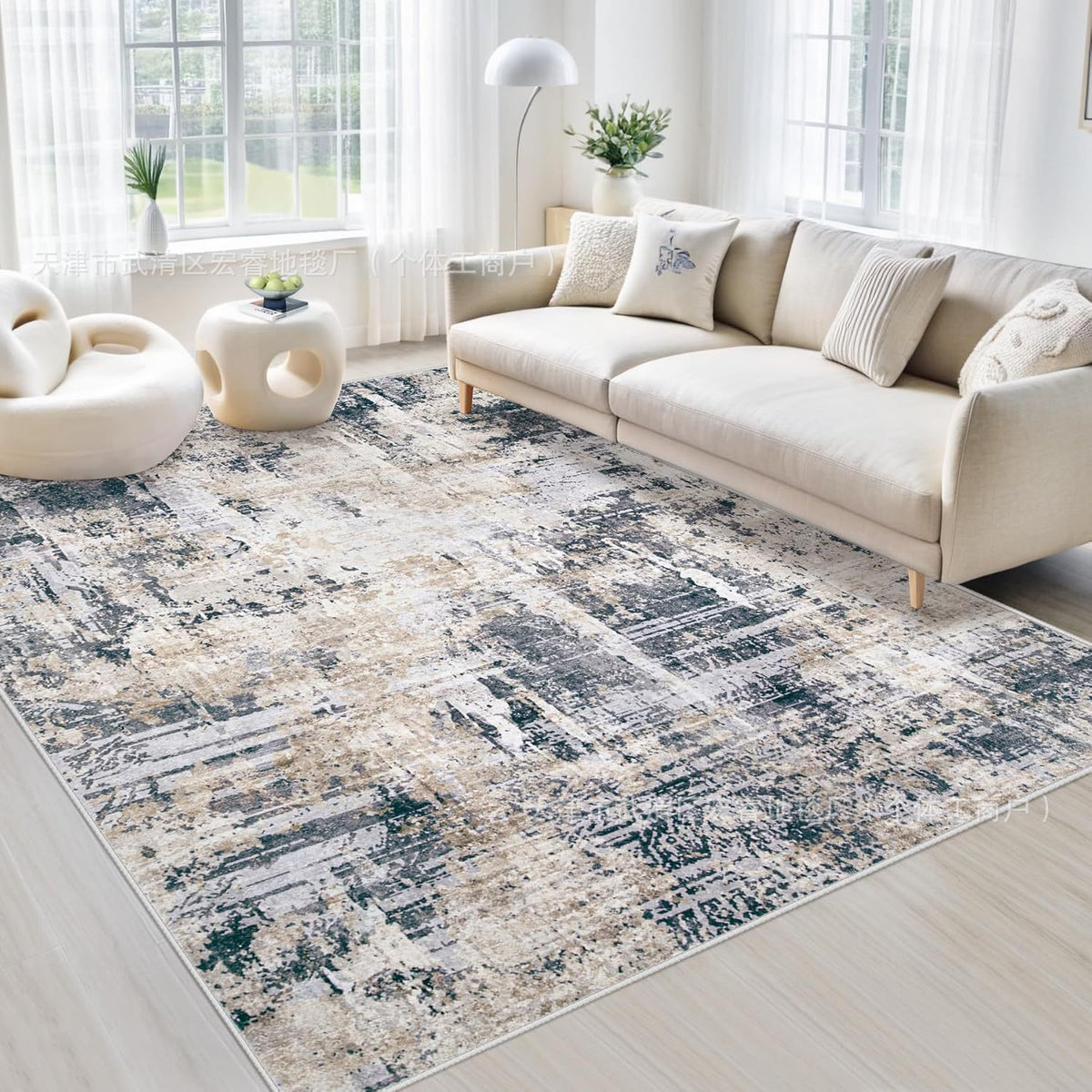 Luxuriöser Shag-Teppich