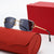 Damen elegante Halbrahmen Korrektionsbrille Brehn