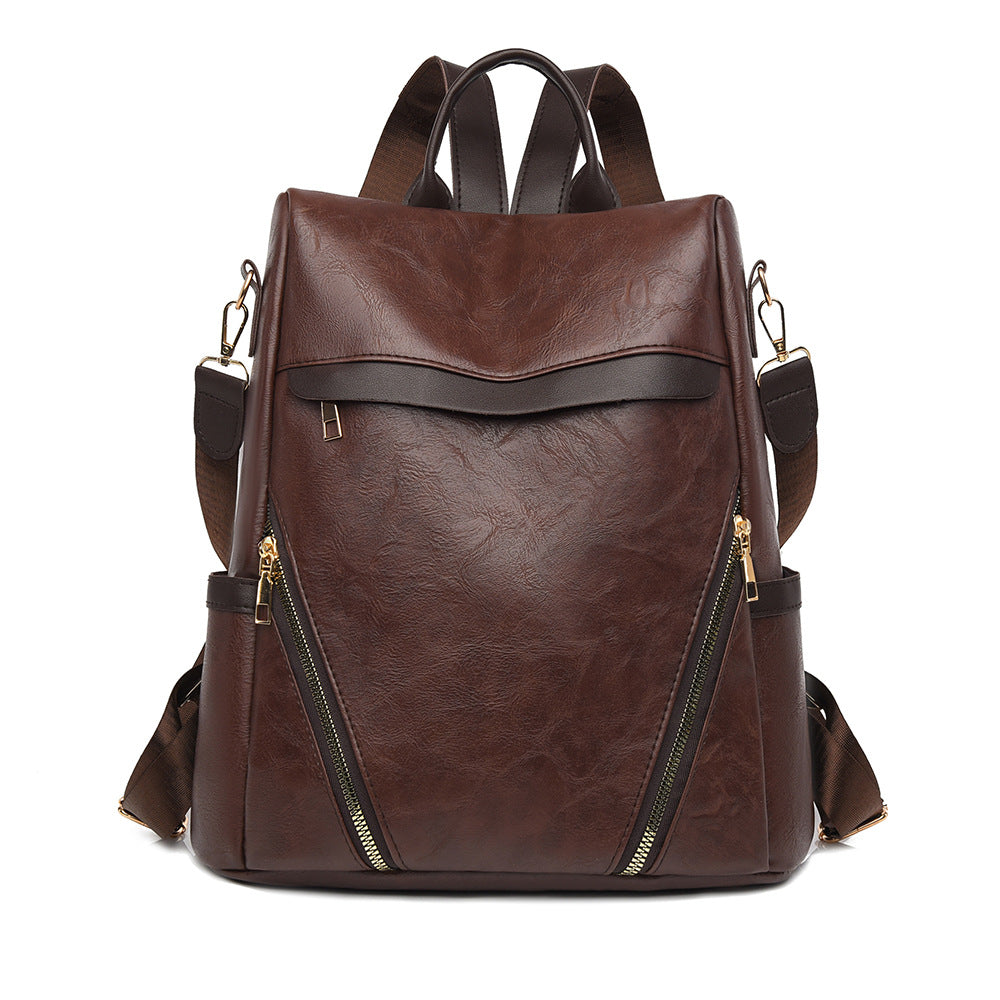 Multifunktionaler Leder Rucksack Brehn
