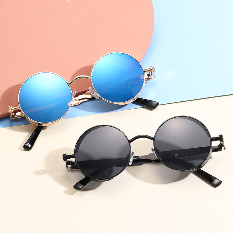Damen Runde Sonnenbrille mit hochwertigem Metallrahmen Brehn