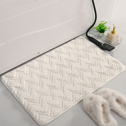 Chevron-Muster Memory Foam Badewannenmatte Brehn