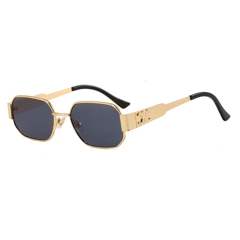 Damen geometrische Sonnenbrille im modernen Design mit polarisierenden Gläsern Brehn