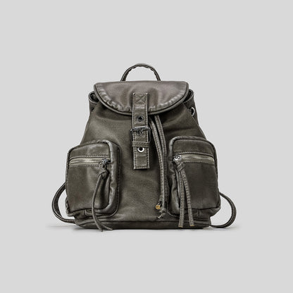 Multifunktions-Leder-Rucksack