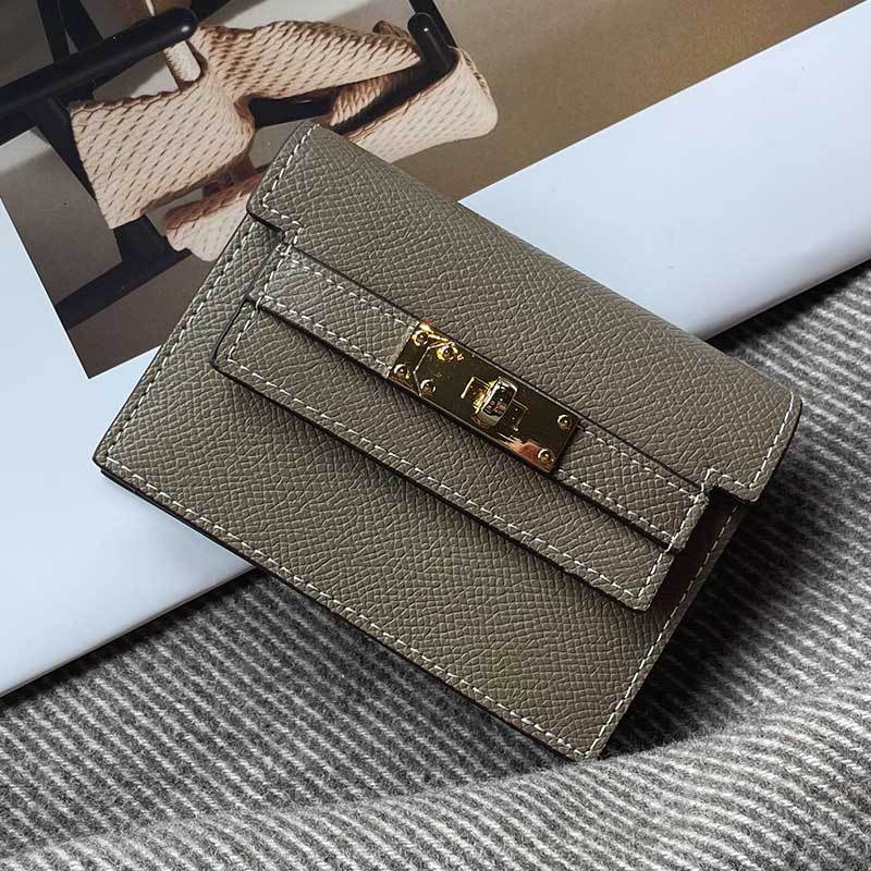 Premium Leder Kartenhalter mit eleganter Verschluss Brehn